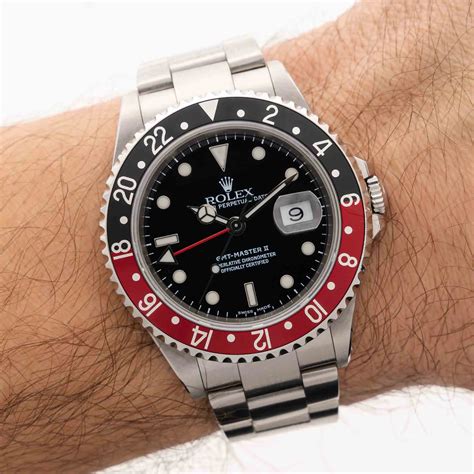 rolex gmt master coke|Rolex GMT Master 16710 Coke.